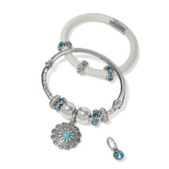 Pueblo Medallion Charm 7 Pueblo Medallion Charm -Brighton Shop pueblo medallion charm silver blue 2