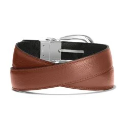 Really Tough Reversible Belt -Brighton Shop really tough reversible belt bourbon 1