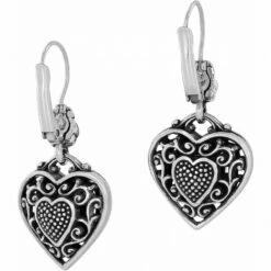 Reno Heart Leverback Earrings -Brighton Shop reno heart leverback earrings silver 2 fe091ee3 49d5 41b4 8244 865a06699102
