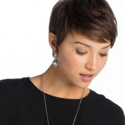 Reno Heart Leverback Earrings -Brighton Shop reno heart leverback earrings silver 4