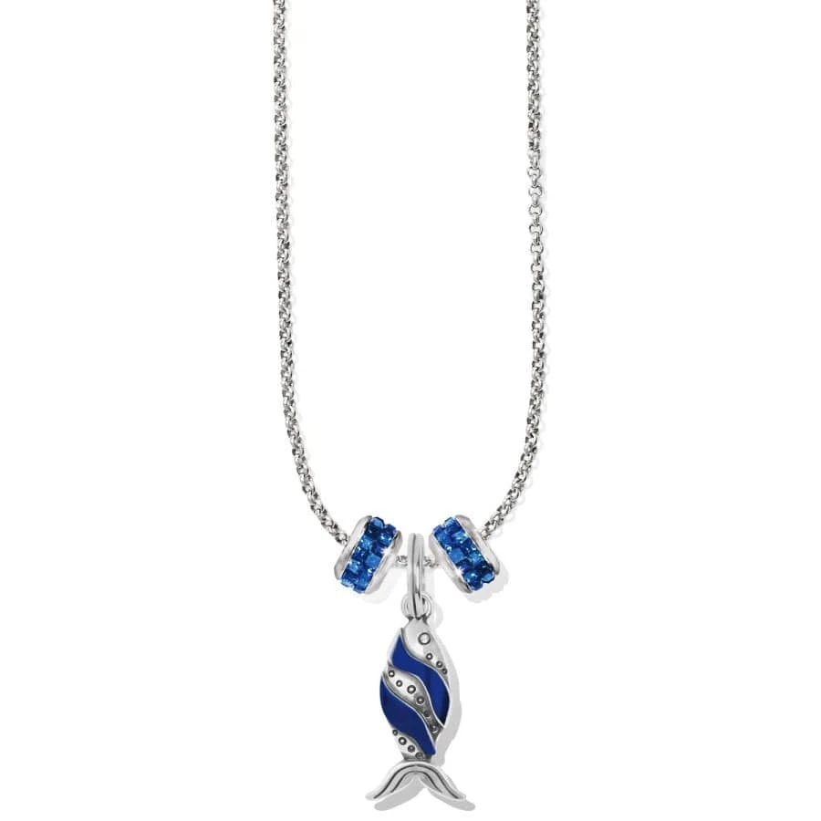 Retro Fish Charm Necklace 3 Retro Fish Charm Necklace