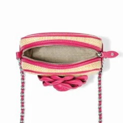 Rosie Straw Camera Bag -Brighton Shop rosie straw camera bag natural orchid 1