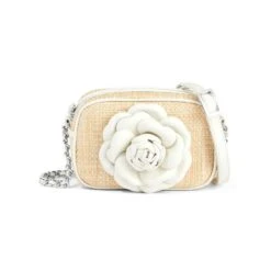 Rosie Straw Camera Bag -Brighton Shop rosie straw camera bag white 0