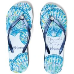 Sand Flip Flops -Brighton Shop sand flip flops blues 2