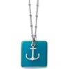 Sea Shore Anchor Glass Necklace -Brighton Shop sea shore anchor glass necklace silver blue 0 d1c7ae4e 6b8a 4132 821d b38b9160f2e8