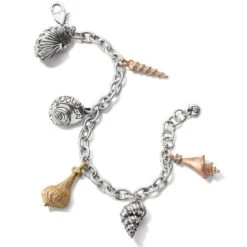 Shells Around The World Shell Charm Bracelet 8 Shells Around The World Shell Charm Bracelet -Brighton Shop shells around the world shell charm bracelet silver gold 2 1ef78956 1cad 404c 800c a4b4ce05b1ee