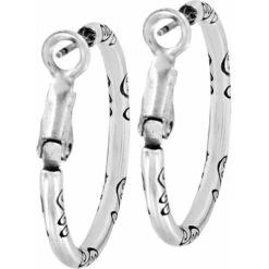 Small Hoop Charm Earrings -Brighton Shop small hoop charm earrings silver 1 363ede87 93c1 4b2d 91c5 c6184c8ff2dd