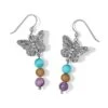 Solstice Hues Butterfly French Wire Earrings -Brighton Shop solstice hues butterfly french wire earrings silver multi 0 25c15cb1 a735 4b70 ab1b fbd295f234fb