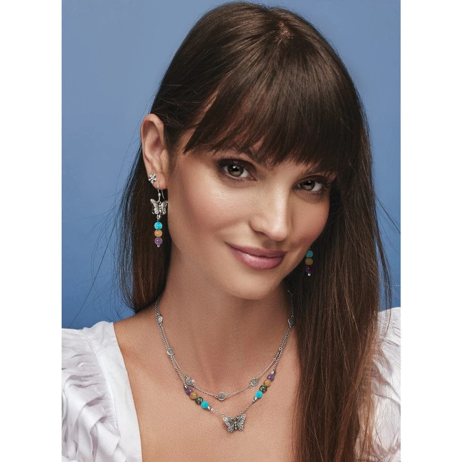 Solstice Hues Butterfly French Wire Earrings 5 Solstice Hues Butterfly French Wire Earrings - Image 3