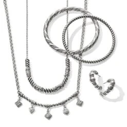Sonora Roped Necklace -Brighton Shop sonora roped necklace silver 2