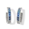 Spectrum Hoop Earrings -Brighton Shop spectrum hoop earrings silver light blue 0