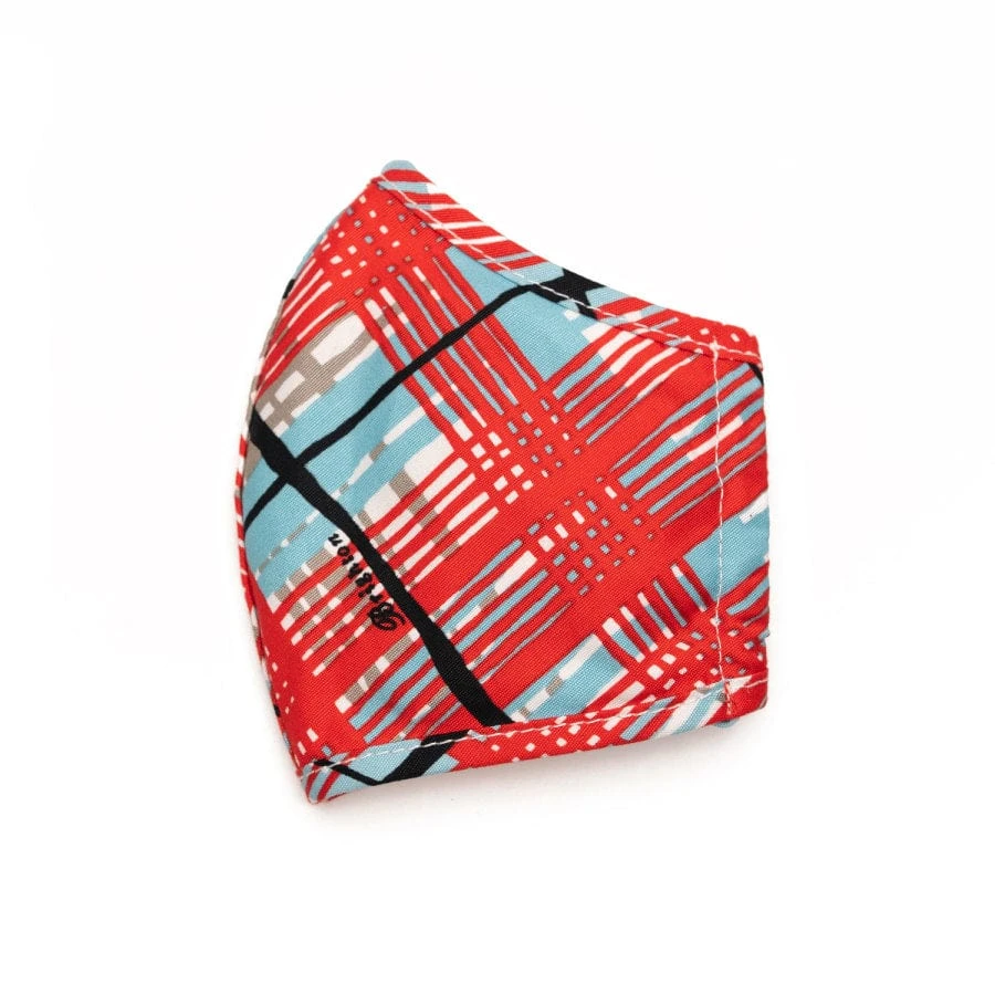 Summer Stripes And Plaid Face Mask (2 Pack) 4 Summer Stripes And Plaid Face Mask (2 Pack) - Image 2