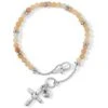 Sweet Reflections Cross Bracelet
