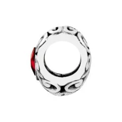 Swirly Love Bead -Brighton Shop swirly love bead red 1