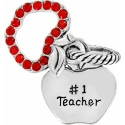 Teacher Charm -Brighton Shop teacher charm silver red 2 6dc43a7d 4921 4f92 a43a 650e5e104d7b