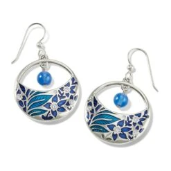 Terra French Wire Earrings -Brighton Shop terra french wire earrings silver blue 2