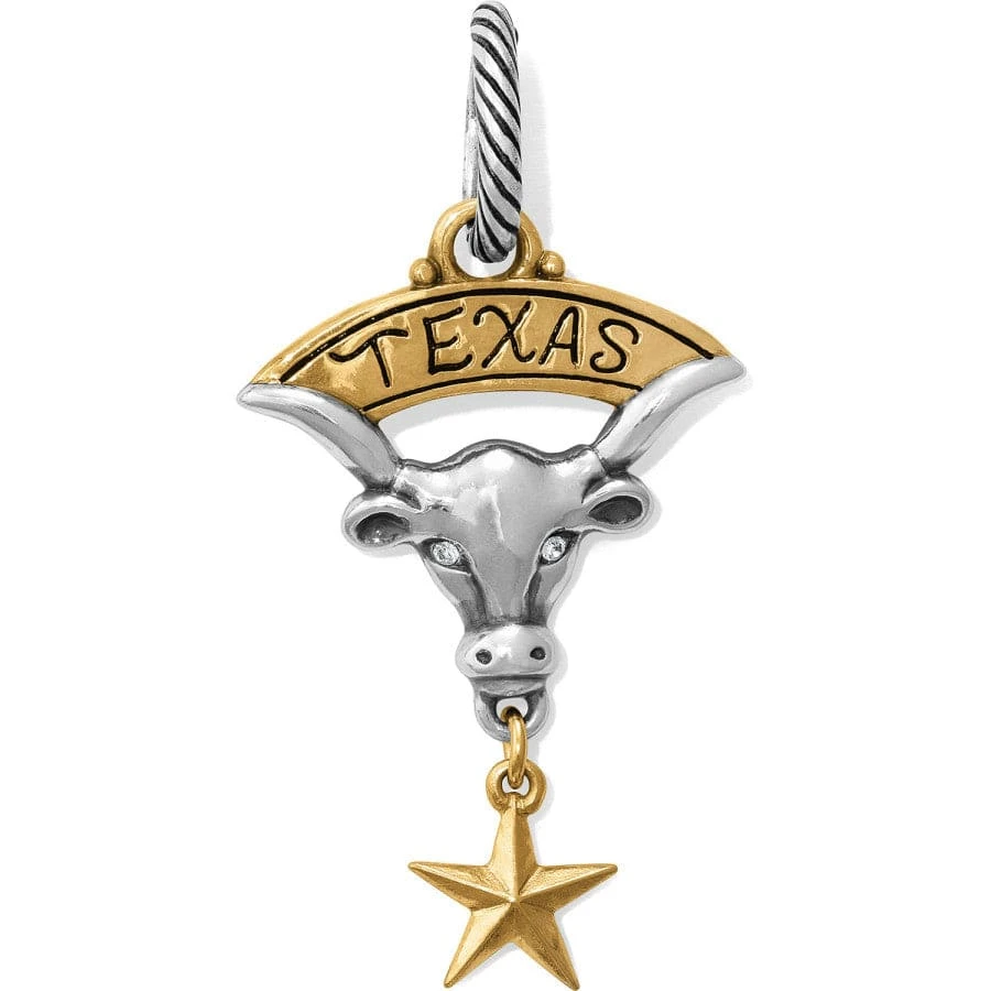 Texas Longhorn Charm 3 Texas Longhorn Charm