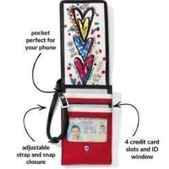 The Art Of Love Phone Organizer -Brighton Shop the art of love phone organizer multi 1 241e6c71 db9c 4bdf a78a 345014383469