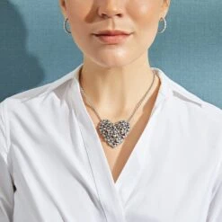 Wild Flowers Necklace -Brighton Shop wild flowers necklace silver 2 4c9c9290 d514 4fc5 b215 a56477c82eef