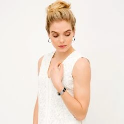 Wiltern Hinged Bangle -Brighton Shop wiltern hinged bangle black silver 2 f0324e3a 742d 492d aa81 81b693b55fb2